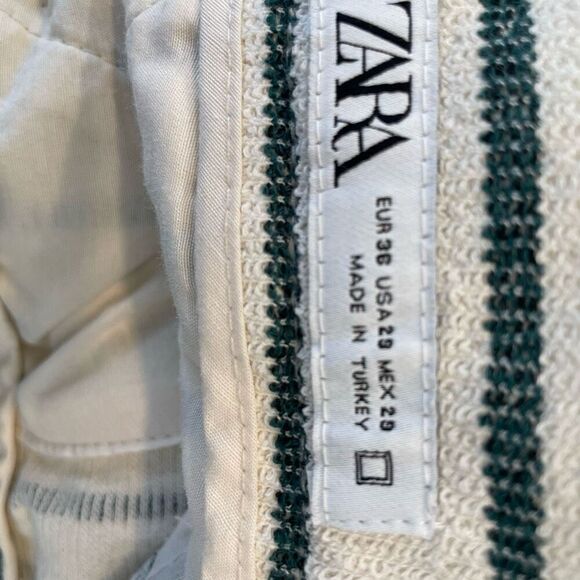Zara Stripes Relaxed Fit Casual Bermuda Shorts Men ‘s size 29 - Picture 5 of 5